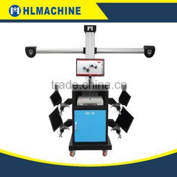 High accuracy 3D camera wheel alignment machine