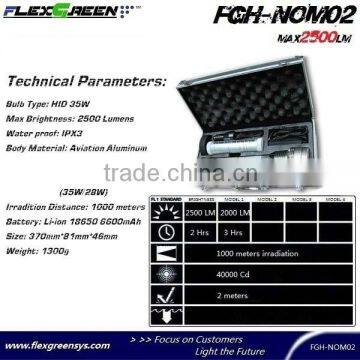 Rechargeable 18650 Battery 35W HID Flashlight photo-2