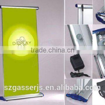 Factory custom stand connected promotion advertisement banner for display