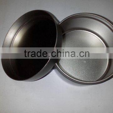 eco friendlly round tin box / candle metal packaging box