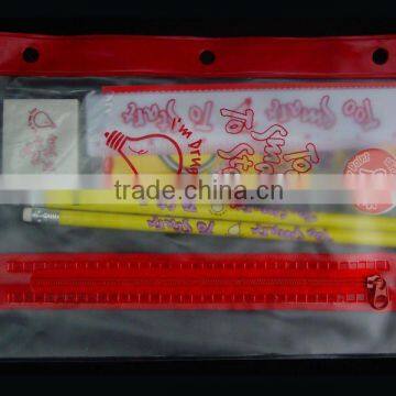 souvenir stationery set ,7 pcs school kit