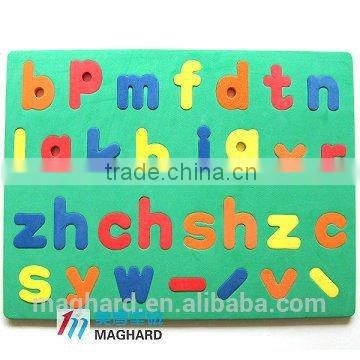 alibaba china wholesale custom EVA alphabet Letters Magnetic jigsaw puzzle , Educational Toys