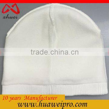 China Oem Wholesale Fashion Custom Acrylic and Polyester Winter Knitted Beanie Hat photo-3