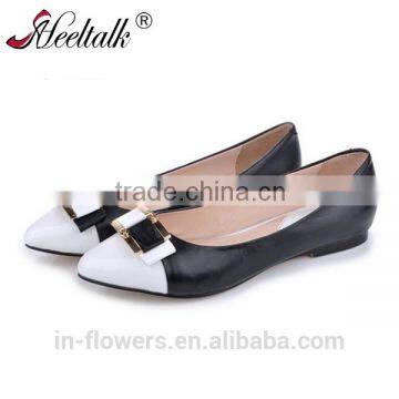 Wholesale OEM ODM shoes women genuine leather shoes women flat shoes 2016