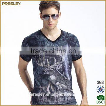 2016 High Quality Quick Dry Anti Shrink Anti Pilling Breathable Skin Tight Fitness Cool Max Men's Tee Shirt