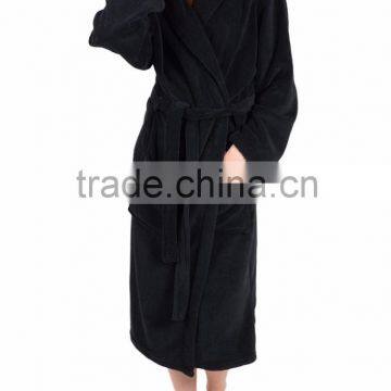 Wholesale Warm Soft Breathable Women's Fleece Bathrobe