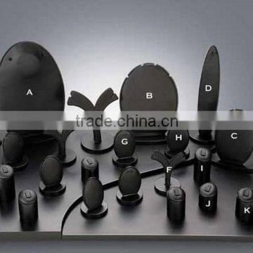 Luxury leather jewelry display set