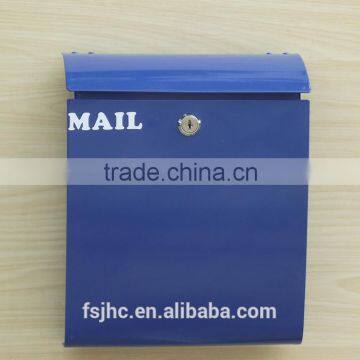 Foshan JHC-2011C Outdoor Wall Mounted Metal Mailbox/Colorful Letterbox/Waterproof Free Standing Postbox