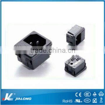 high quality functional 10a 250v universal black Ac Power Socket