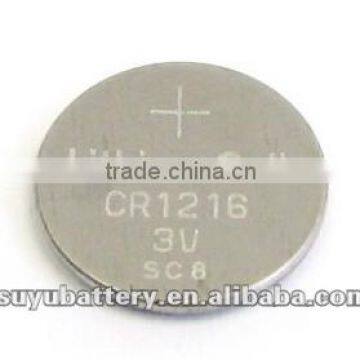 button cell battery /3V CR1216 Button Battery 25mh