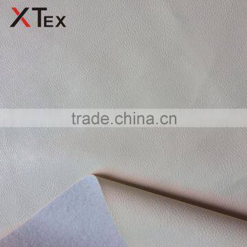 wholesale pvc artificial leather fabric bonded with woven fabric for upholstery from china textile factory meter prices