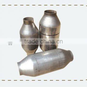 HIGH FLOW 2 1/2 INCH STAINLESS STEEL CATALYTIC CONVERTER