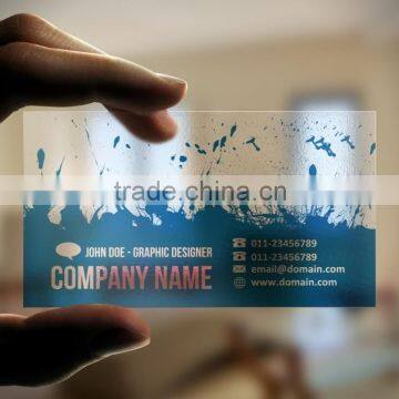 business transparent greeting cards (M-PC001)