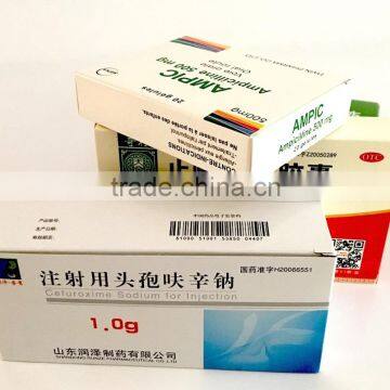 wholesale recycle cardboard medicine paper folding box