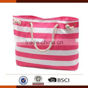 New Design Fashion Canvas Beach Bag for Ladies photo-4