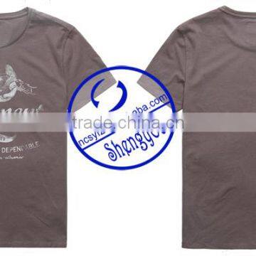 Custom Combed Cotton Men's Print T-shirt Wholesale China photo-6