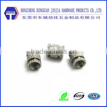 dongguan cnc machining part steel knurled nut