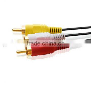 3RCA TO 3RCA WITH GOLE PLATED