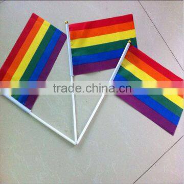 5*8 Inches Rainbow Flag,decorative Flag,hand Flag