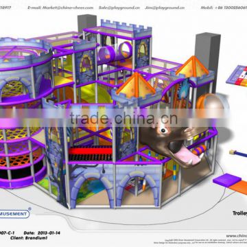 Cheer Amusement Castle themed indoor playground equipment