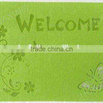 Promotion! Beatiful felt placemat-green