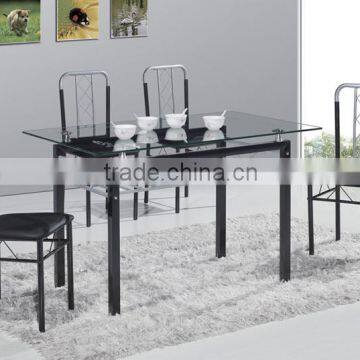 outdoor dining set resturant dining table set modern glass dining table set