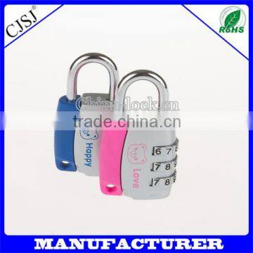 CJSJ Brand hot sale factory price zinc alloy safety door lock furniture locks with 3 digits