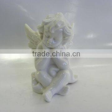 home decorative ceramic angel lantern YS0201-0003