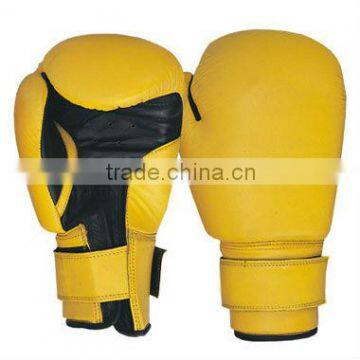 Leather Professional Boxing Gloves, Cowhide Leather Boxing Gloves