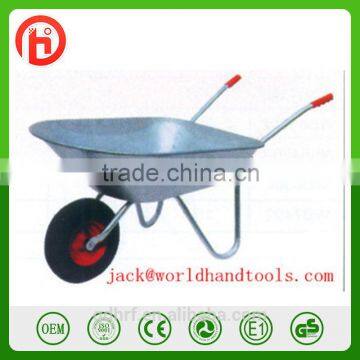80L Load Wheelbarrow WB7204 With Galvanized Tray