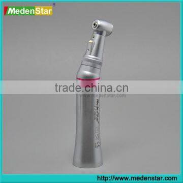 Promotion! 1:5 increasing push button handpiece/low speed contra angle handpiece with Led