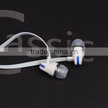 Mobile Phones Used Flat Wire Shenzhen Earphone With Mic photo-5