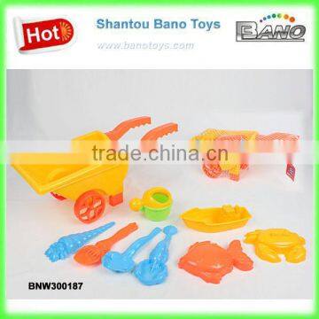 Good Quality Sand Beach Toy Kids Trolley Toy 9pcs BNW300187