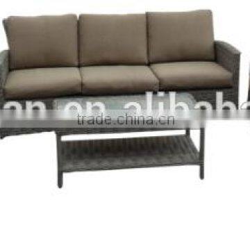 New model outdoor furniture wicker rattan sofa set