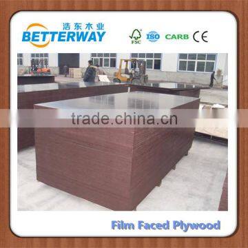 12mm 18mm thick black/brown waterproof construction plywood/film faced plywood/shuttering plywood sheets