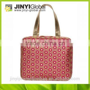 2014 fashion Nylon ladies Nice printed toilet bag nice travel bag with compartments/transparent toilet bag