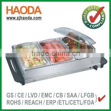 Equipment for keeping food hot