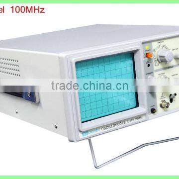 100MHz Dual channels/dual traces X-Y mode oscilloscope