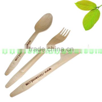 wooden disposable cutlery