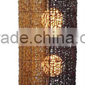 Cheap Natural cane floor lamp modern style