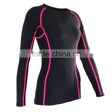 latest design baselayer high quality women long sleeve inner wear