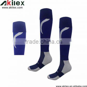 2016 wholesale knee high anti slip cheap soccer sock