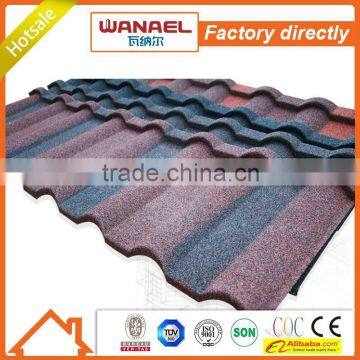 Wanael hail-resistance lightweight stone-coated metal roof tile/gazebo folding roof                        
                                                Quality Choice