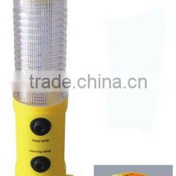 18LED emergency light with hammer and belt cutter