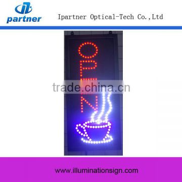 Super Light Vertical LED Open Sign