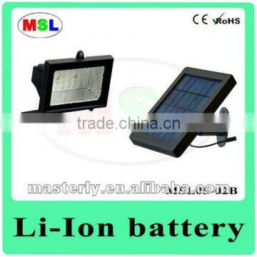 Solar lighting system Lithium battery+ 28LED floodlight+2W solar panel