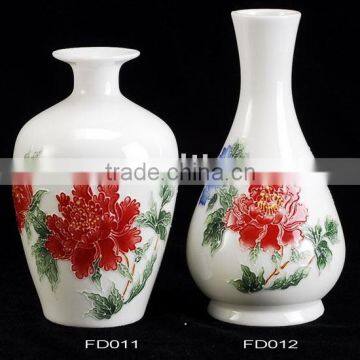 decorative vase , ceramic bottle,ceramic elegant vase