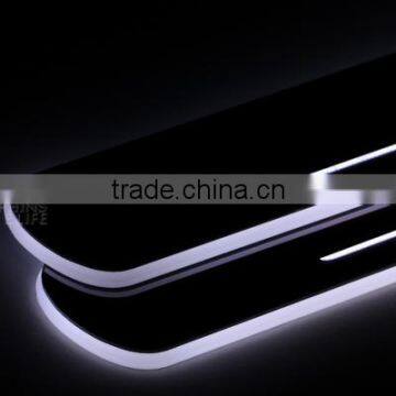 1 Pair Car LED Flash Door Sills Moving Scuff Plate Light Panel Front Door For Ford Focus 3 2012 2013 2014 photo-6