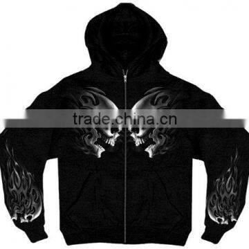 Alien heads printed stylish hoodies for men