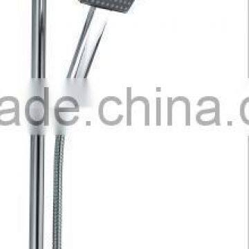 Wall mounted shower rod